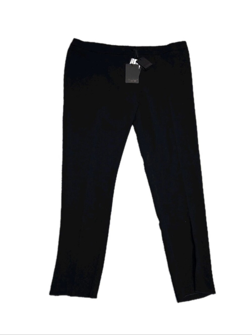Marina Rinaldi Women's Black Nero Rumba Slim Straight Leg Pants Size 24W NWT